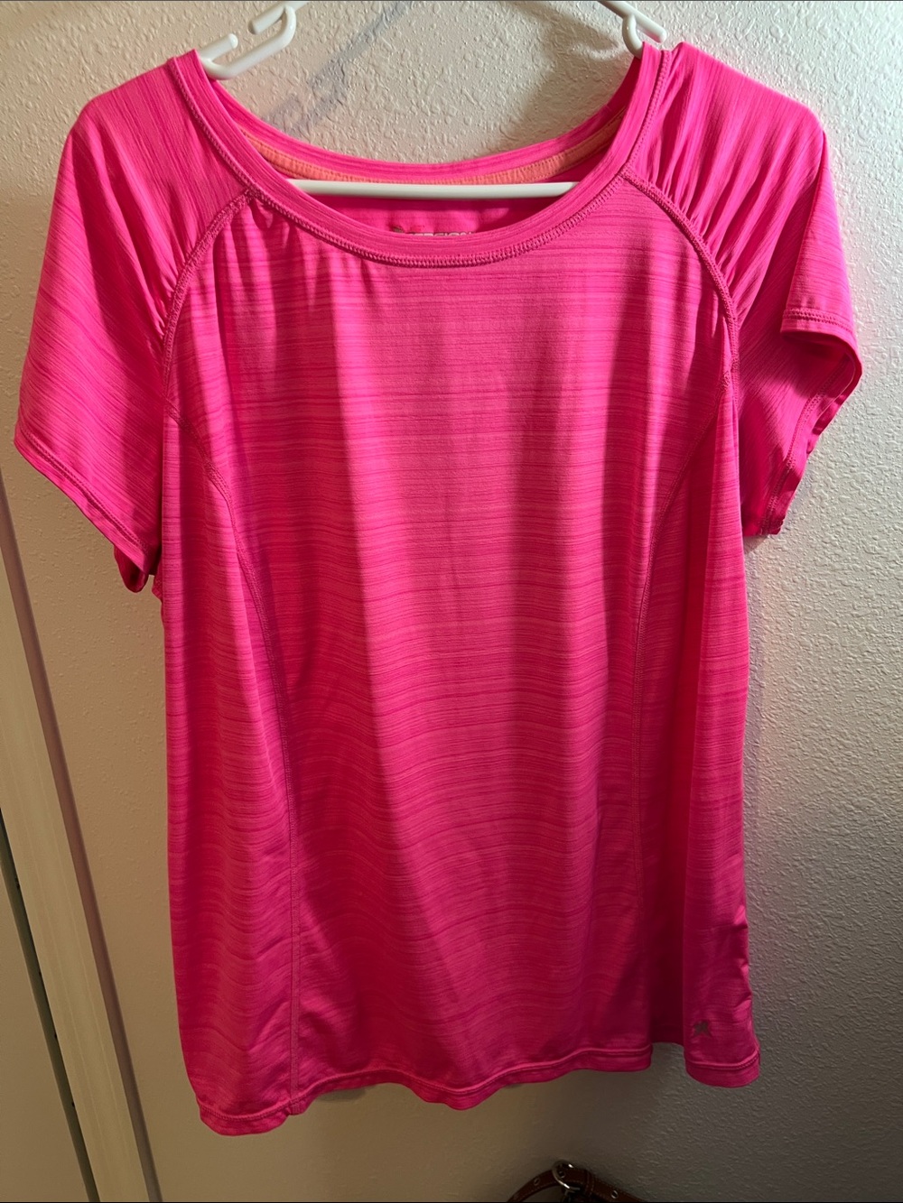 Xersion Hot Pink Short-Sleeve Active Tee